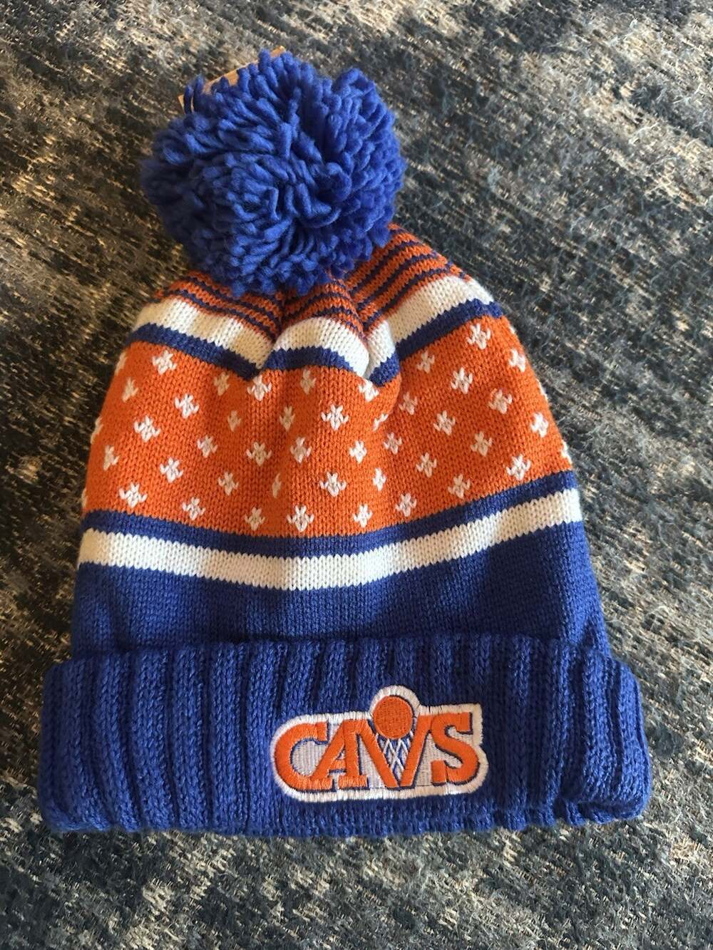 Cleveland Cavaliers Pom Cuffed Beanie Hat Mitchell & Ness The Highlands OSFM NEW